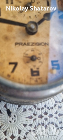 рядък будилник , снимка 3 - Антикварни и старинни предмети - 53125502