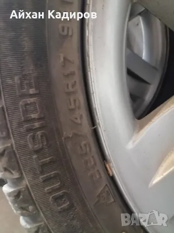 4бр алуминиеви джанти 17 цола 5 х 108 с зимни гуми 225/45/17 за Рено , снимка 3 - Гуми и джанти - 49605654