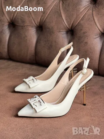 Elisabetta Franchi дамски обувки на ток, снимка 7 - Дамски обувки на ток - 48189732