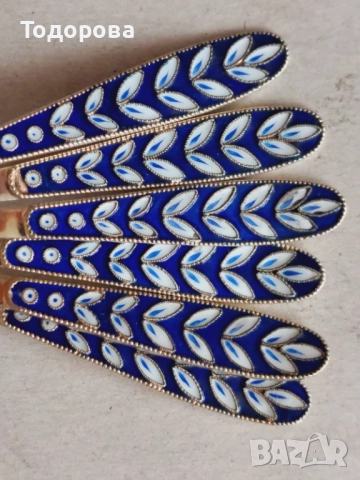 СССР сребърни лъжици-три комплекта. Сребро 875 проба., снимка 4 - Антикварни и старинни предмети - 45693394