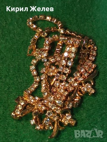 ПРЕКРАСНО НЕЖНО ПОЗЛАТЕНО СТИЛНО КОЛИЕ с ИСКРЯЩИ ЦИКОНИ АРИСТОКРАТИЧНО БИЖУ 19292