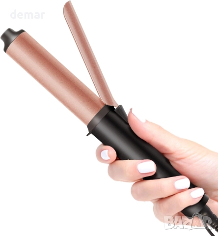 LANDOT Мини маша за коса 25 мм, бързо нагряване, 110-240V, регулируема температура