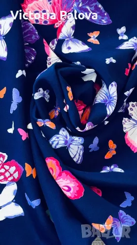 Красив шал 100% коприна Италия