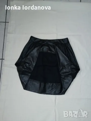 Кожена пола, размер М, снимка 2 - Поли - 48413472