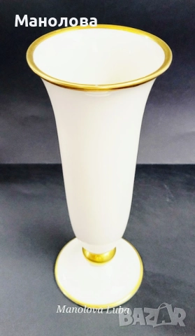 Порцеланова ваза Lindner Kueps Bavaria, снимка 2 - Други ценни предмети - 52192505