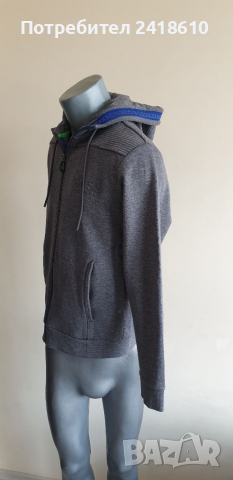 Hugo Boss Saggy Hoodie Full Zip Regular Fit Mens Size М ОРИГИНАЛ! Суичер с цял Цип!, снимка 13 - Спортни дрехи, екипи - 36181090
