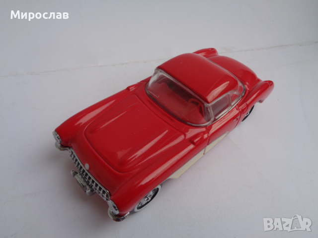 1:43 MATCHBOX CHEVROLET CORVETTE 1956 КОЛИЧКА ИГРАЧКА МОДЕЛ , снимка 5 - Колекции - 44758695