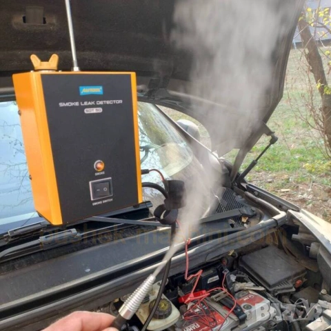 Детектор за откриване на течове с дим | Пушек машина за диагностика, снимка 11 - Други инструменти - 47777378