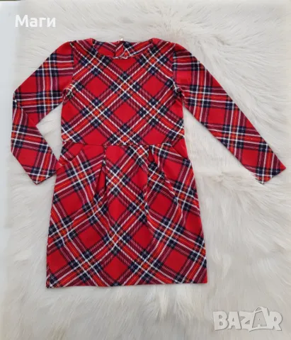 Детска карирана рокля H&M 8-10 години, снимка 8 - Детски рокли и поли - 48313429