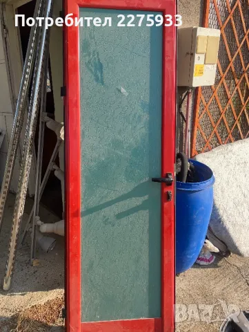 Врати алуминий.Червена и сива, снимка 2 - Интериорни врати - 50043916