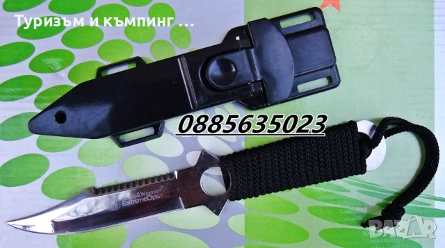 Туристически нож  /за крак или ръка /, снимка 5 - Ножове - 53114718