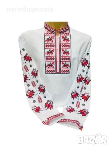 МЪЖКА РИЗА С БРОДИРАНА ШЕВИЦА - Модел 31