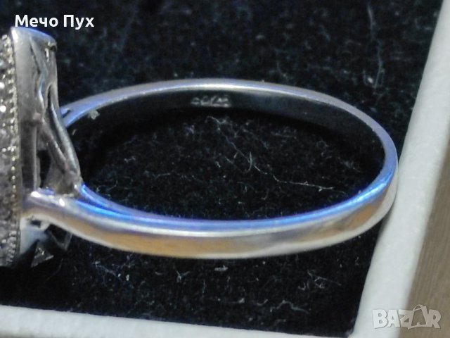 Сребърен пръстен (104), снимка 7 - Пръстени - 39723056