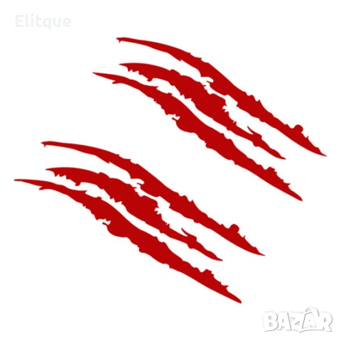 Стикери за кола с чудовищни нокти - 4 броя, снимка 8 - Други стоки за дома - 53326413