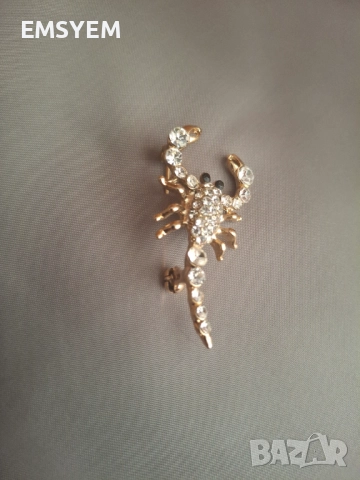 Брошка Скорпион , снимка 3 - Други - 51553035
