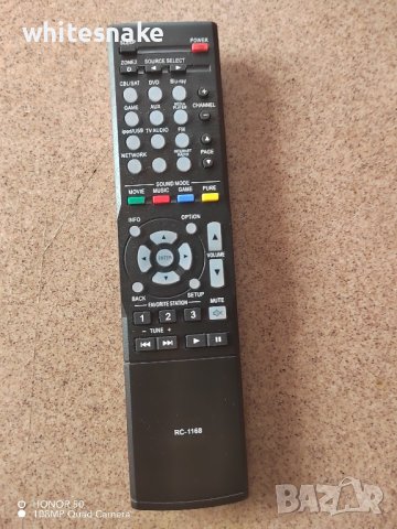 Denon RC-1168 Original Remote for NETWORK Receiver, дистанционно за ресийвър , снимка 1 - Ресийвъри, усилватели, смесителни пултове - 31277194