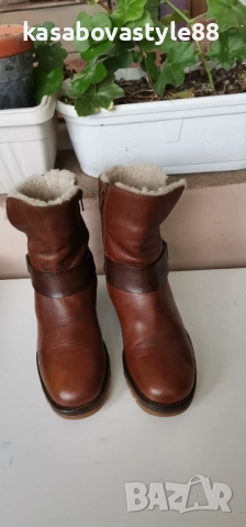 Ботуши Via естествена кожа , снимка 9 - Дамски боти - 52877493