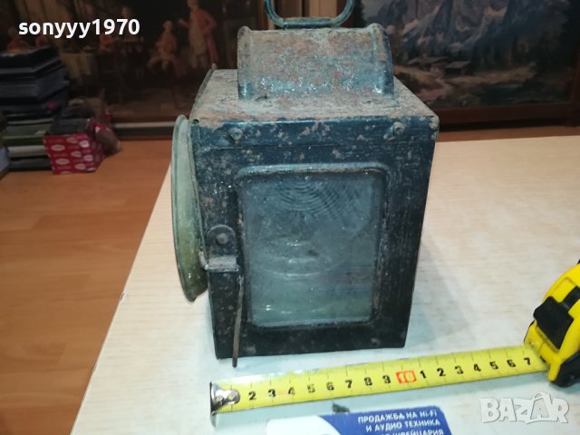 АНТИЧЕН ГАЗОВ ФЕНЕР 2702241722, снимка 7 - Антикварни и старинни предмети - 44496941