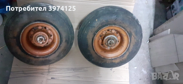 6 бр. колела с бандажни гуми, снимка 5 - Гуми и джанти - 53620010