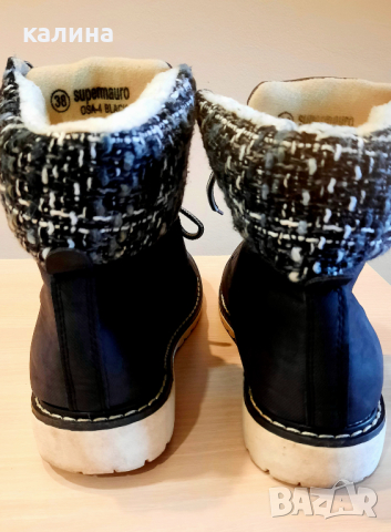 Боти с пух, N38, снимка 3 - Дамски боти - 26145089