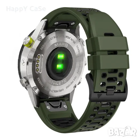 AERO QUICKFIT Силиконова каишка за Garmin Fenix/Instinct/Epix/Quatix/MARQ/Forerunner, снимка 9 - Каишки за часовници - 50074235