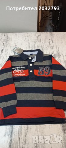 Трикотажна блуза с яка 3-4 години