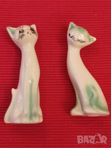 Две порцеланови фигурки, котки. , снимка 7 - Колекции - 44177178