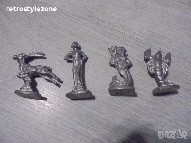 № 8437 Четири стари калаени фигурки (зодиакални знаци)  