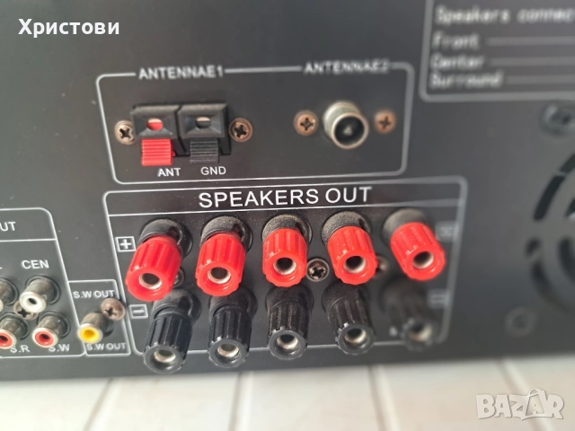 Продавам интегрален усилвател- ресивър с кареоки функция AUNA AMP- 5100 B с дистанционно , снимка 9 - Ресийвъри, усилватели, смесителни пултове - 51595193