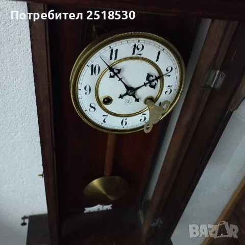 Старинен стенен Junghans , снимка 3 - Антикварни и старинни предмети - 50574897