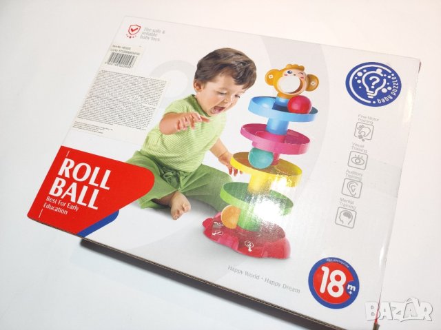 Образователна игра за деца "Търкалящи се топки"., снимка 3 - Образователни игри - 44403561