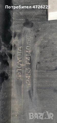 спойлер задна броня за Тойота C-HR , снимка 7 - Части - 53333725