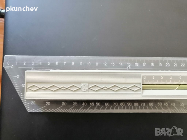 Ретро, руска рейсшина, линеал , снимка 3 - Антикварни и старинни предмети - 36192460