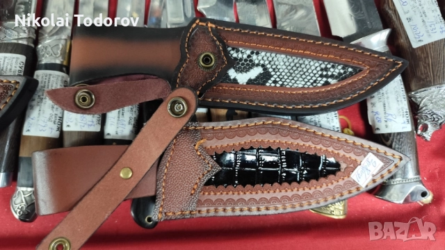 Каний естествена кожа, снимка 4 - Ножове - 49260292
