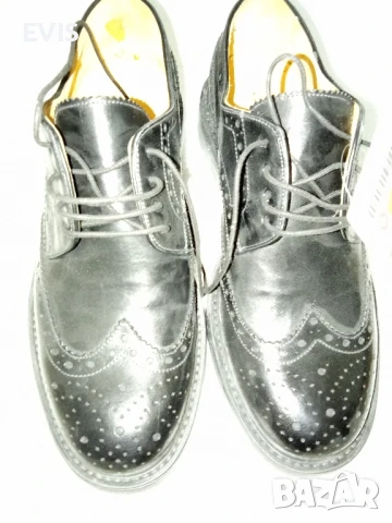 НОВИ МЪЖКИ ОБУВКИ Galieti – Италианска Кожа с Оригинална Кутия, снимка 6 - Официални обувки - 50629214