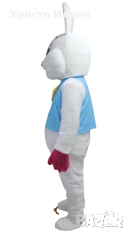 Голям костюм Заек Зайче Парти плюшен костюм за рожден ден празненство 2м Талисман, снимка 11 - Други - 53351026