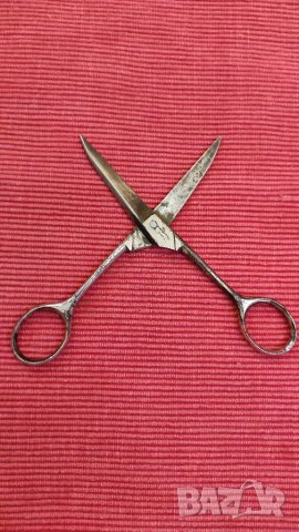 Стара ножица Mann & Federlein, Solingen. , снимка 9 - Антикварни и старинни предмети - 39862797