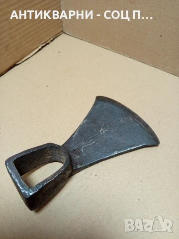Соц Стара Ръчно Кована Мотичка Номер 4. Тегло 0.750кг., снимка 3 - Антикварни и старинни предмети - 50704343