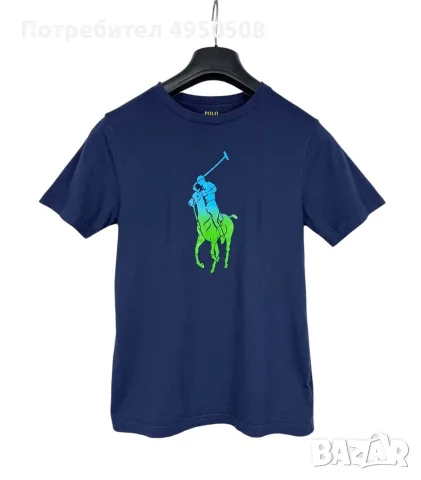 Тениска „Polo Ralph Lauren Big Logo“ от памук, размер M, снимка 9 - Тениски - 56091544