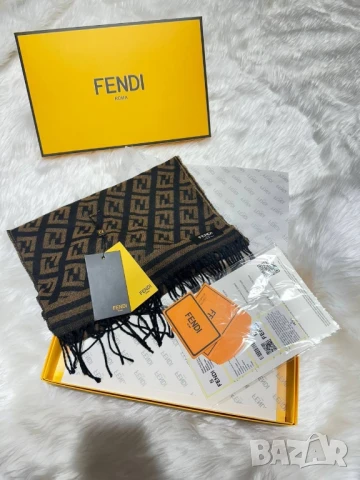 шал в  кутия gucci emporio armani fendi , снимка 16 - Шалове - 50746826