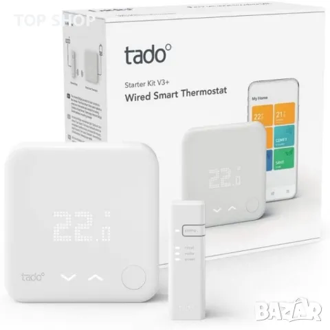 Стартов пакет за подово/централно отопление TADO° WIRED SMART THERMOSTAT V3+, снимка 5 - Друга електроника - 48741654