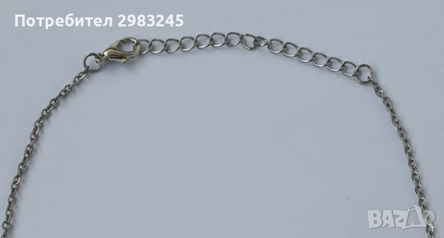 Сребристо колие "Жена с куче ", снимка 3 - Колиета, медальони, синджири - 51739872