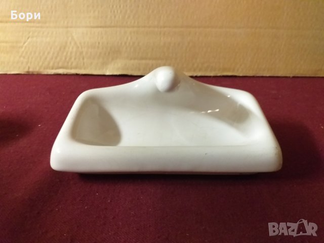 Българска порцеланова закачалка за баня БДС, снимка 7 - Душ кабини и вани - 34543743