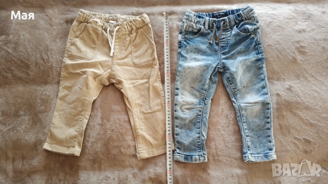 Дънки Next, Риза Zara, Панталон H&M размери 86 и 92, снимка 12 - Панталони и долнища за бебе - 52637768