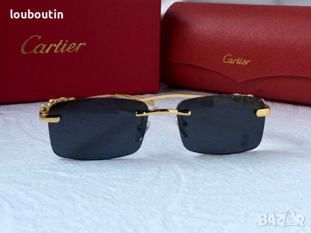 Cartier висок клас слънчеви очила Мъжки Дамски слънчеви 4 цвята, снимка 10 - Слънчеви и диоптрични очила - 41937840