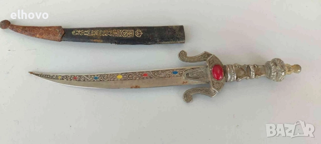 Арабски нож, кама, снимка 6 - Антикварни и старинни предмети - 51742207