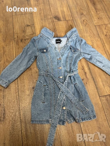 Дънкена рокля, снимка 2 - Рокли - 51216103