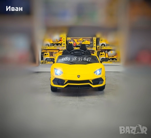 ТОП ЦЕНА!НОВО!Акумулаторна кола Chiara/LAMBORGHINI с 12V батерия,USB, снимка 4 - Електрически играчки - 52215783