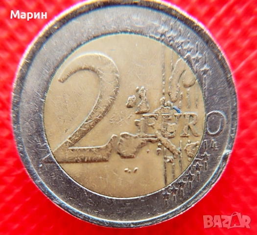 РЯДКА монета 2 Евро 2001 Нидерландия с УНИКАЛЕН  ДЕФЕКТ, снимка 10 - Нумизматика и бонистика - 48087478