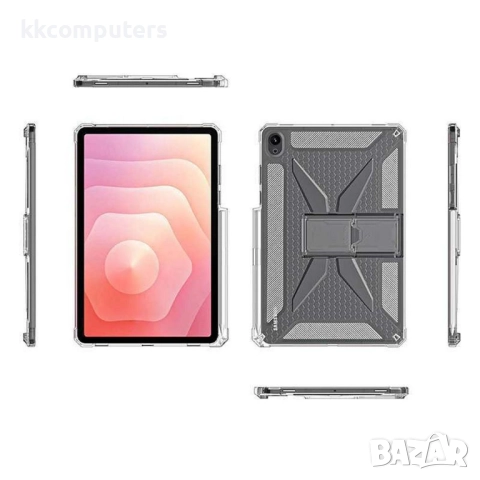 Samsung Galaxy Tab S11 X730/X736 - Прозрачен (TPU+PC) калъф с Протектор, Слот за писалка, снимка 8 - Резервни части за телефони - 52304145